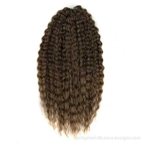 Loose Deep Wave Hair Bundles Super Long Synthetic Curly Wave Twist Crochet Synthetic Braiding Hair Extensions Ariel In Russia